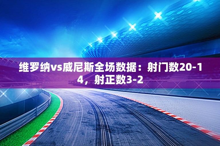 维罗纳vs威尼斯全场数据：射门数20-14，射正数3-2