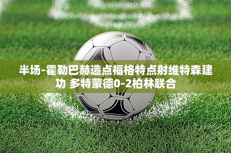 半场-霍勒巴赫造点福格特点射维特森建功 多特蒙德0-2柏林联合