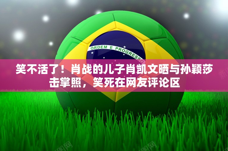 笑不活了！肖战的儿子肖凯文晒与孙颖莎击掌照，笑死在网友评论区