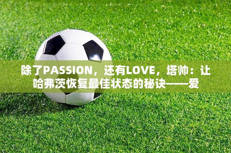 除了PASSION，还有LOVE，塔帅：让哈弗茨恢复最佳状态的秘诀——爱