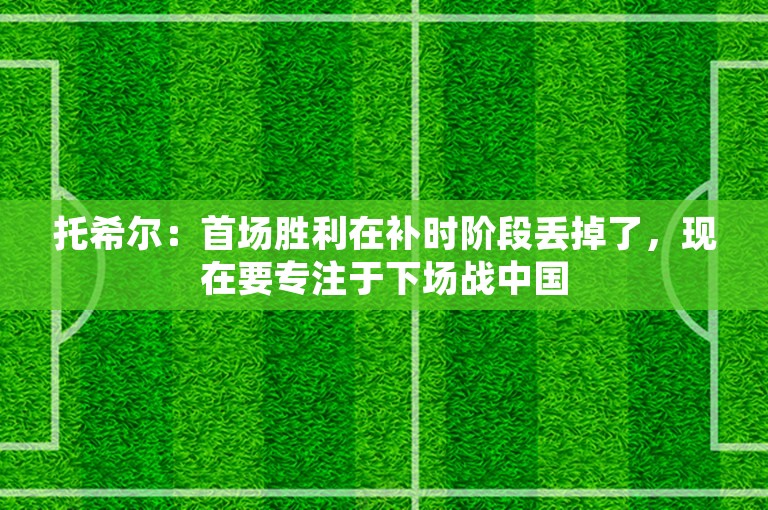 托希尔：首场胜利在补时阶段丢掉了，现在要专注于下场战中国