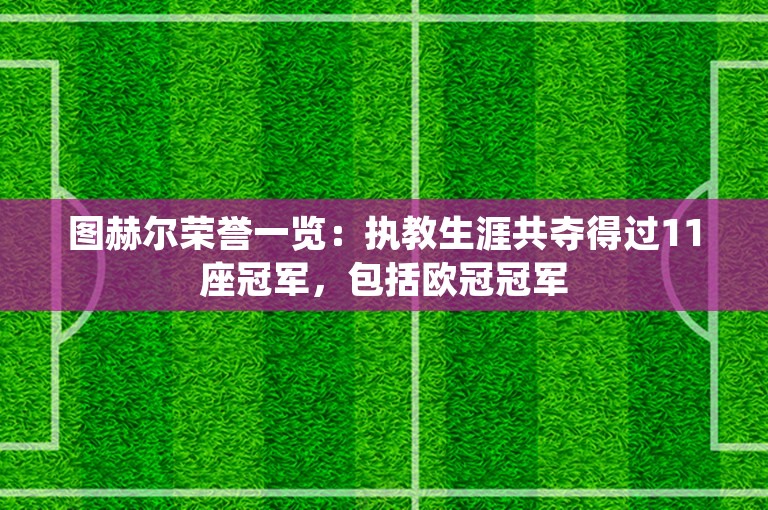 图赫尔荣誉一览：执教生涯共夺得过11座冠军，包括欧冠冠军