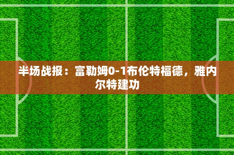 半场战报：富勒姆0-1布伦特福德，雅内尔特建功