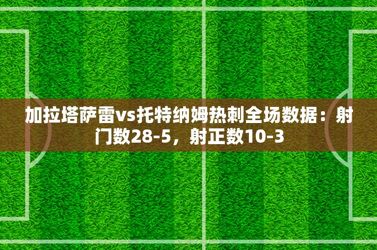 加拉塔萨雷vs托特纳姆热刺全场数据：射门数28-5，射正数10-3