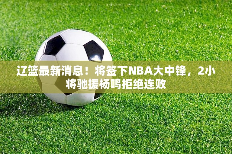 辽篮最新消息！将签下NBA大中锋，2小将驰援杨鸣拒绝连败