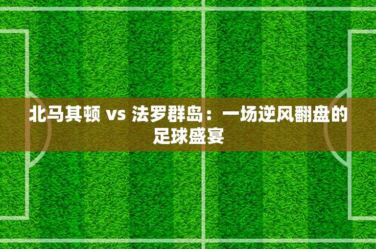 北马其顿 vs 法罗群岛：一场逆风翻盘的足球盛宴