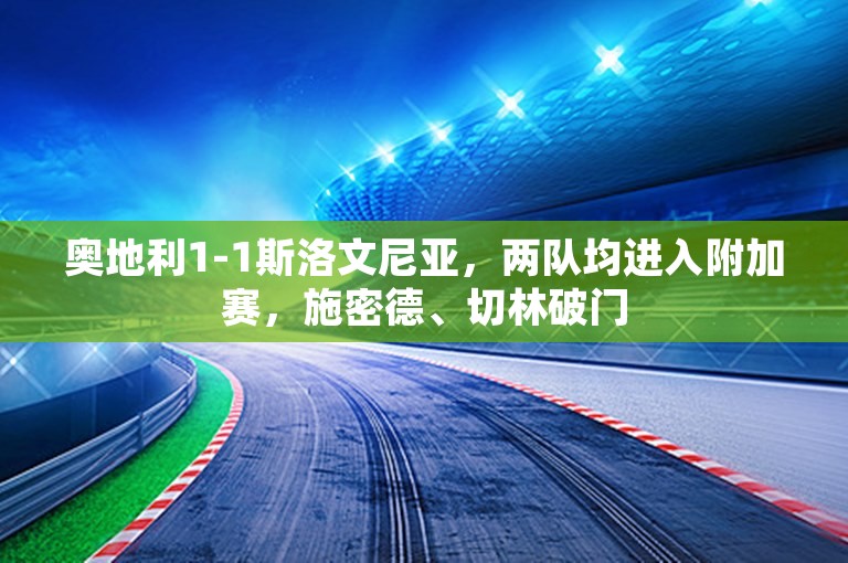 奥地利1-1斯洛文尼亚，两队均进入附加赛，施密德、切林破门