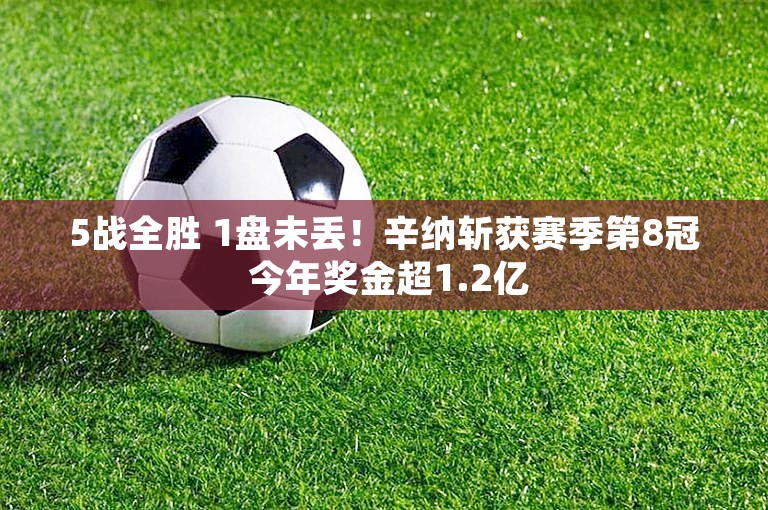 5战全胜 1盘未丢！辛纳斩获赛季第8冠 今年奖金超1.2亿