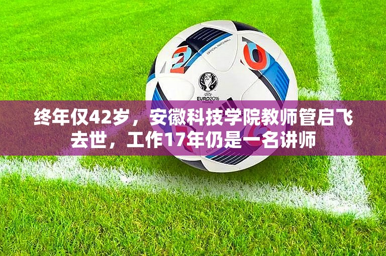 终年仅42岁，安徽科技学院教师管启飞去世，工作17年仍是一名讲师