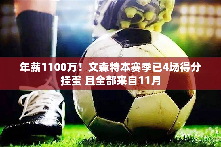 年薪1100万！文森特本赛季已4场得分挂蛋 且全部来自11月