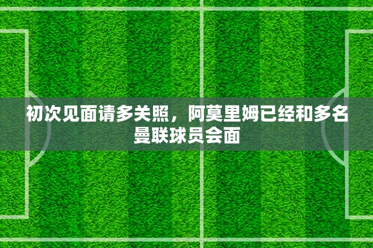 初次见面请多关照，阿莫里姆已经和多名曼联球员会面