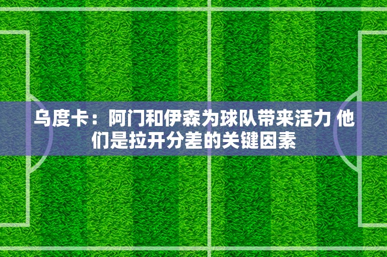 乌度卡：阿门和伊森为球队带来活力 他们是拉开分差的关键因素